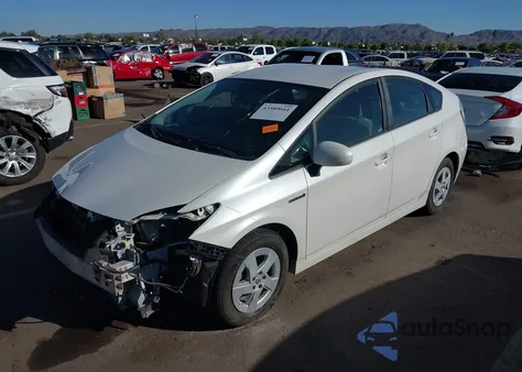 2011 Toyota Prius Two from USA, damaged, VIN JTDKN3DU7B5368805